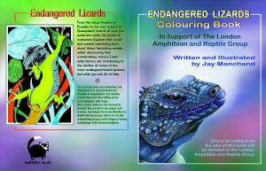 Endagered Lizards Colouring Book Released